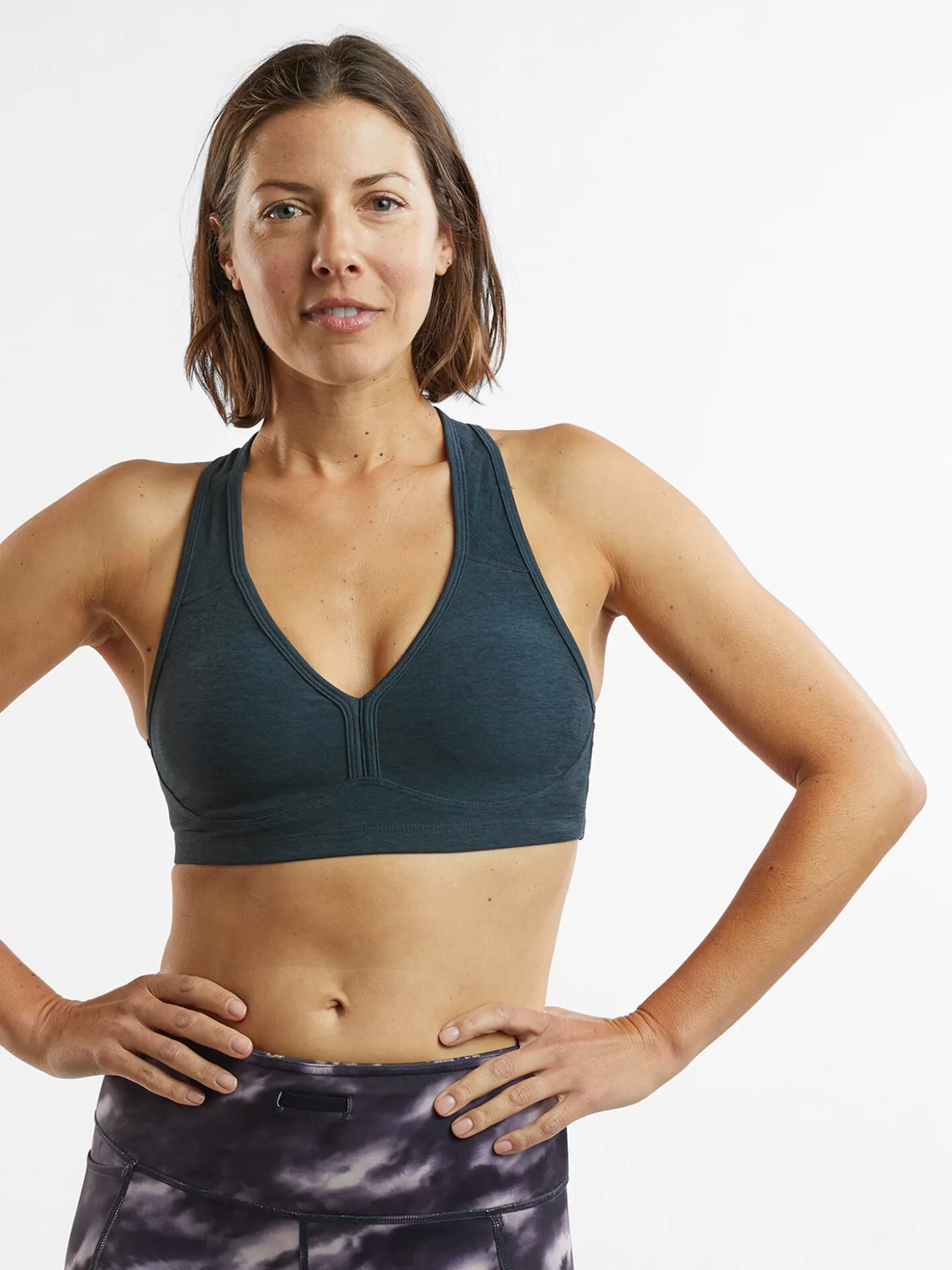 Andromeda Racerback Sports Bra>Title Nine Flash Sale