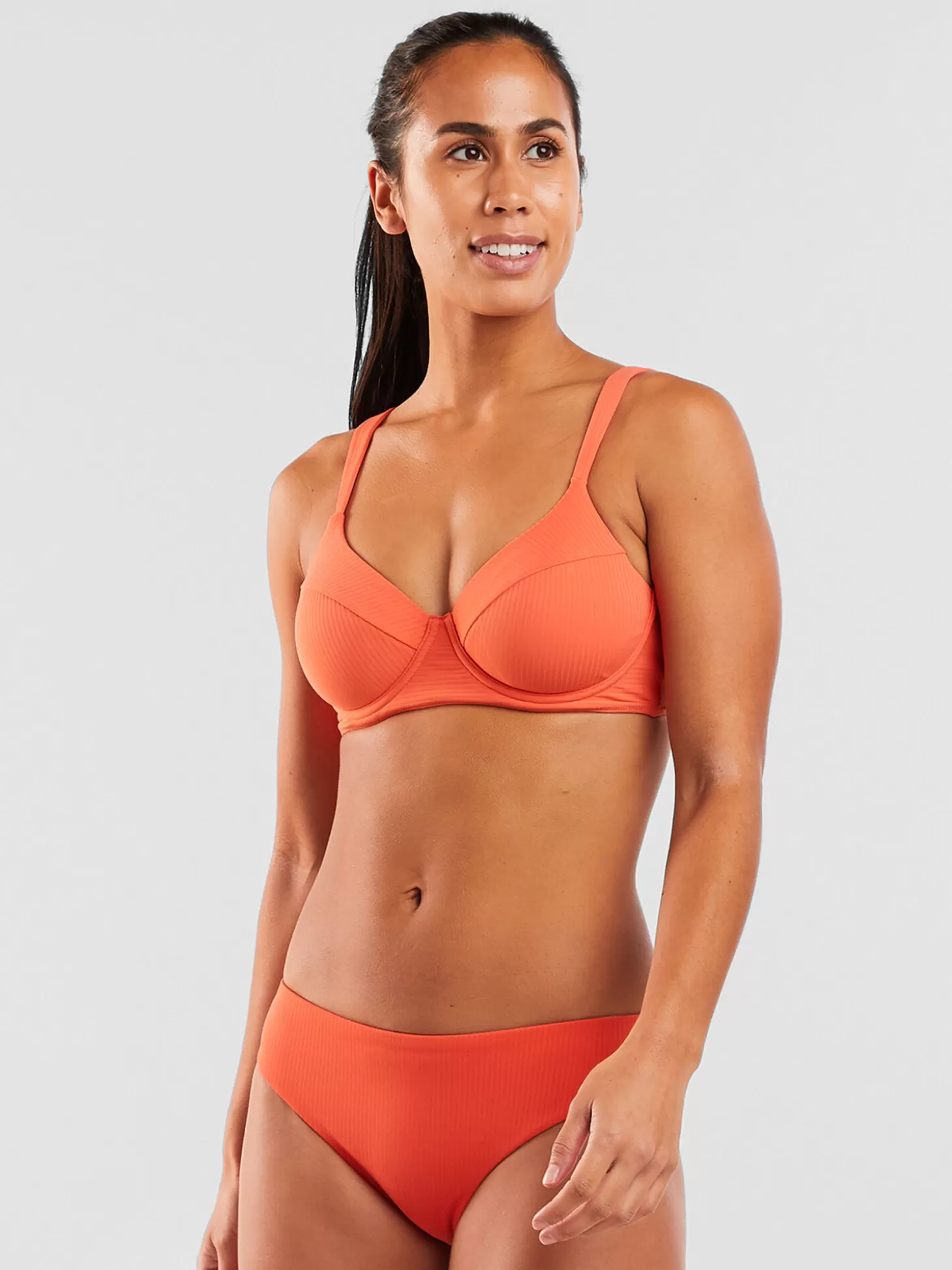 Bodacious 2.0 Underwire Bikini Top - Solid Ribbed>Title Nine Best Sale