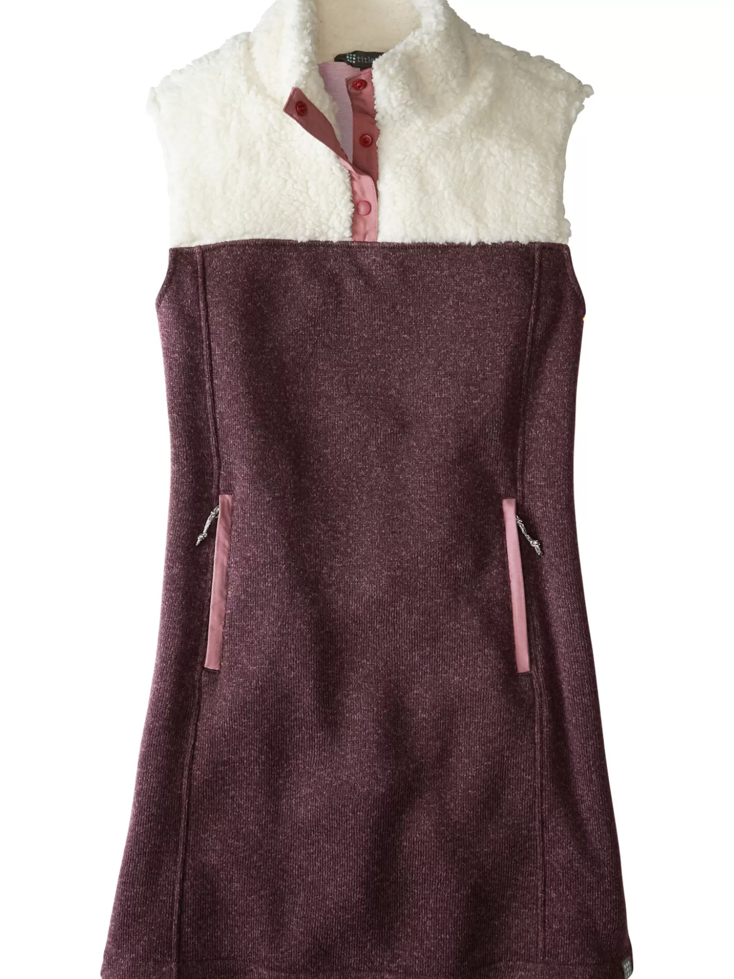 Callitrix Fleece Vest Dress>Title Nine Discount