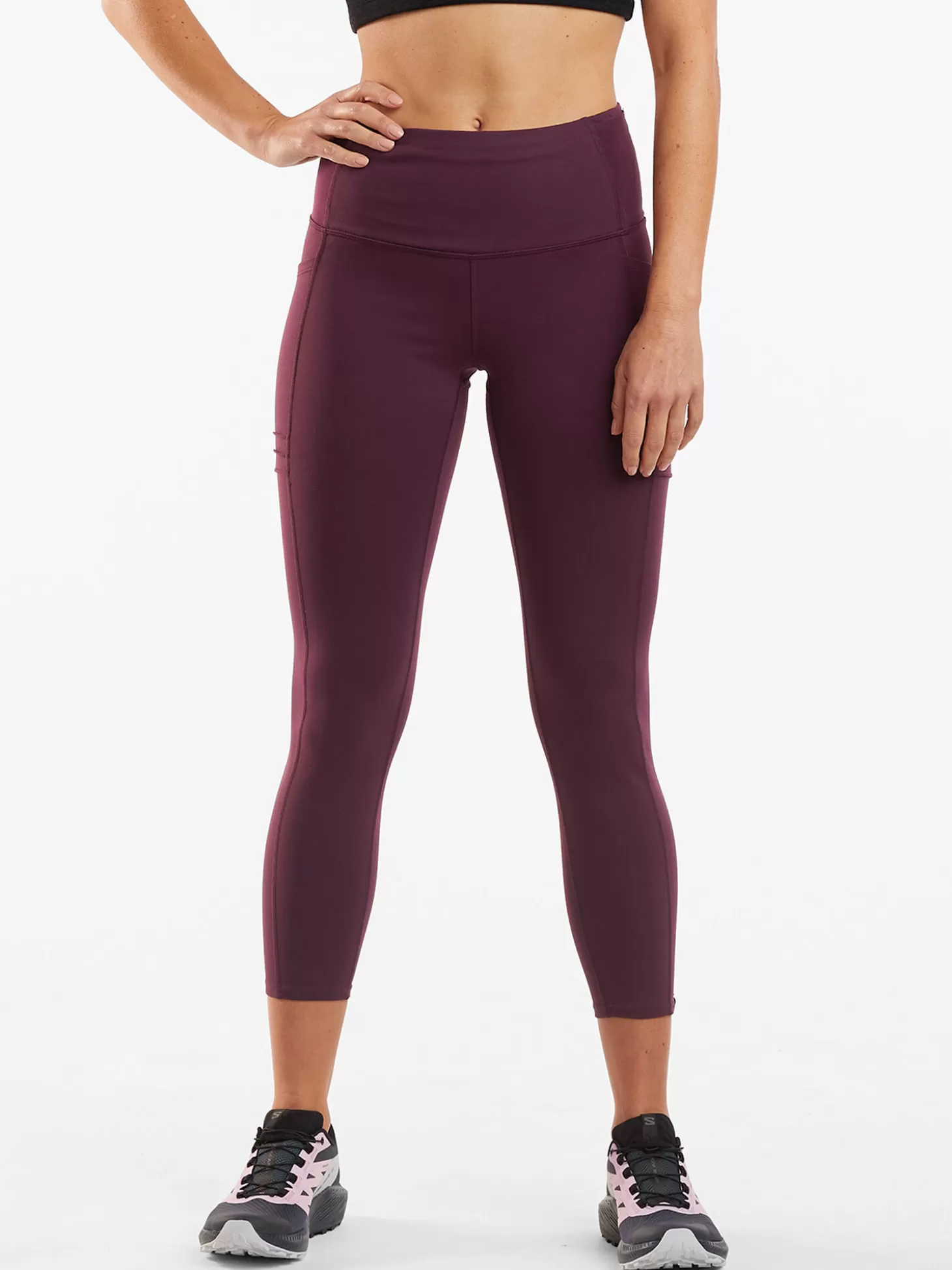 Haul It 2.0 Pocket 3/4 Running Tights>Title Nine Clearance