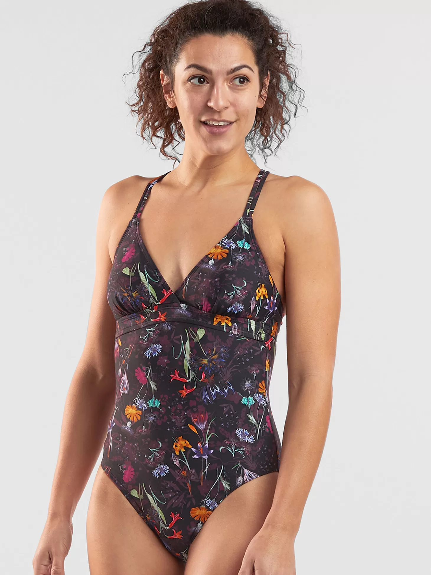 Impossible One Piece Swimsuit - Midnight Garden>Title Nine Cheap