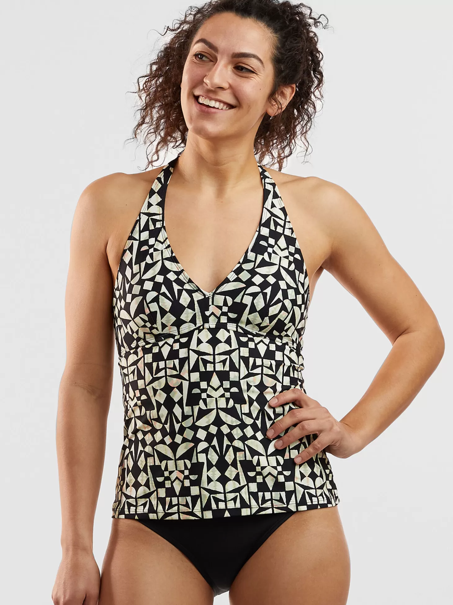 Makai Halter Tankini Top - Turkish Delight>Title Nine Fashion