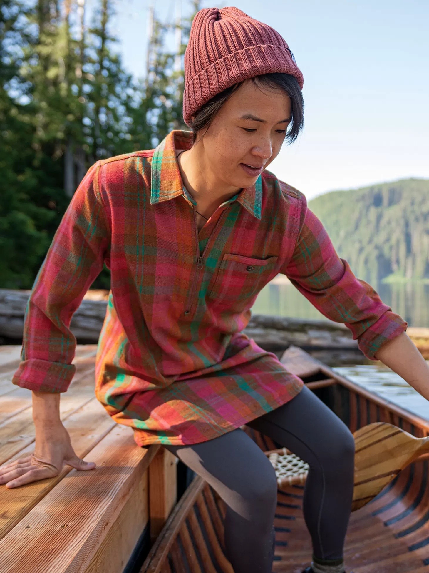 Plaiditude Heavyweight Flannel Shirtdress>Title Nine Online