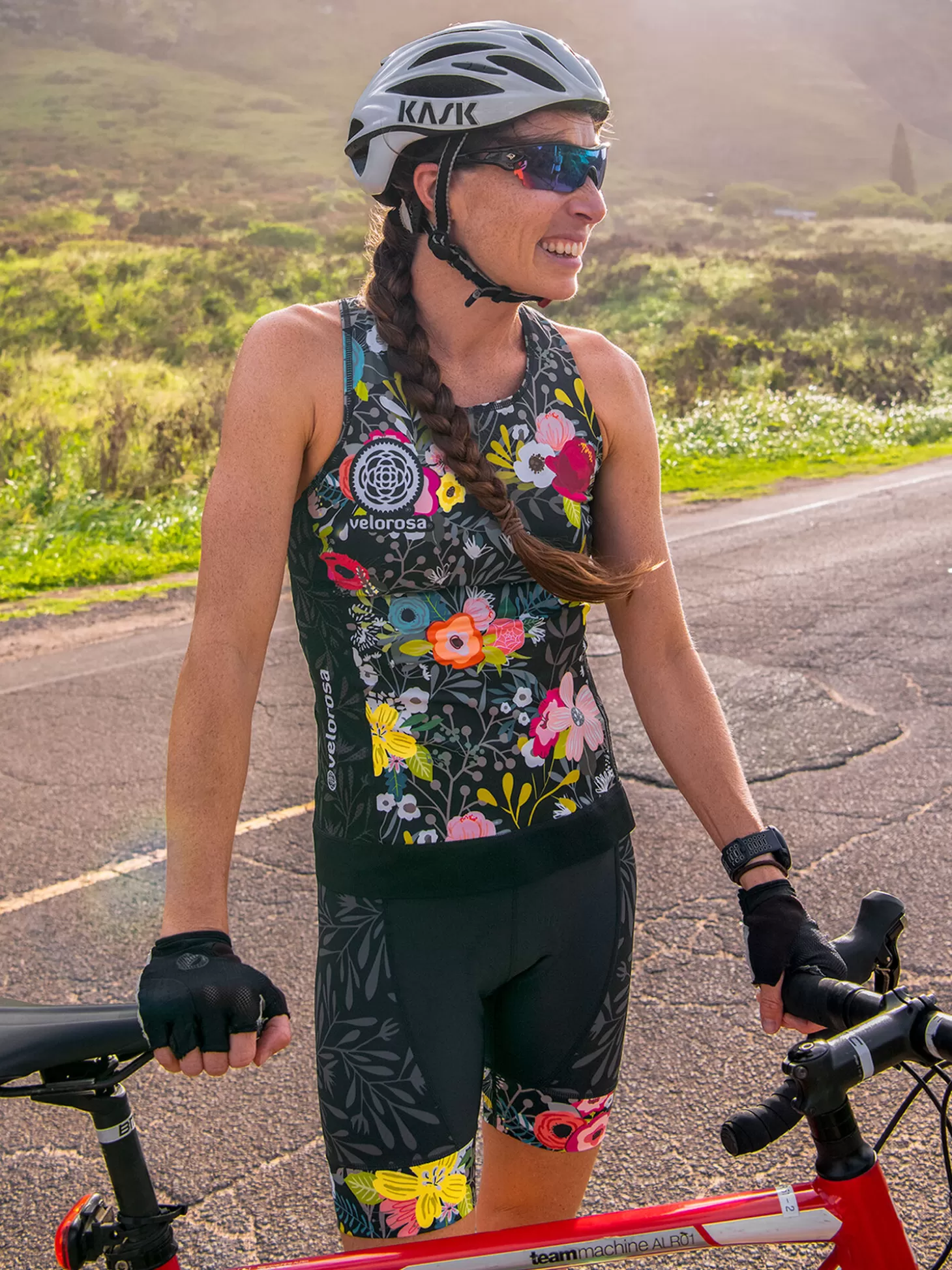 Ride Relentless Cycling Tank Top - Night Garden>Title Nine Online