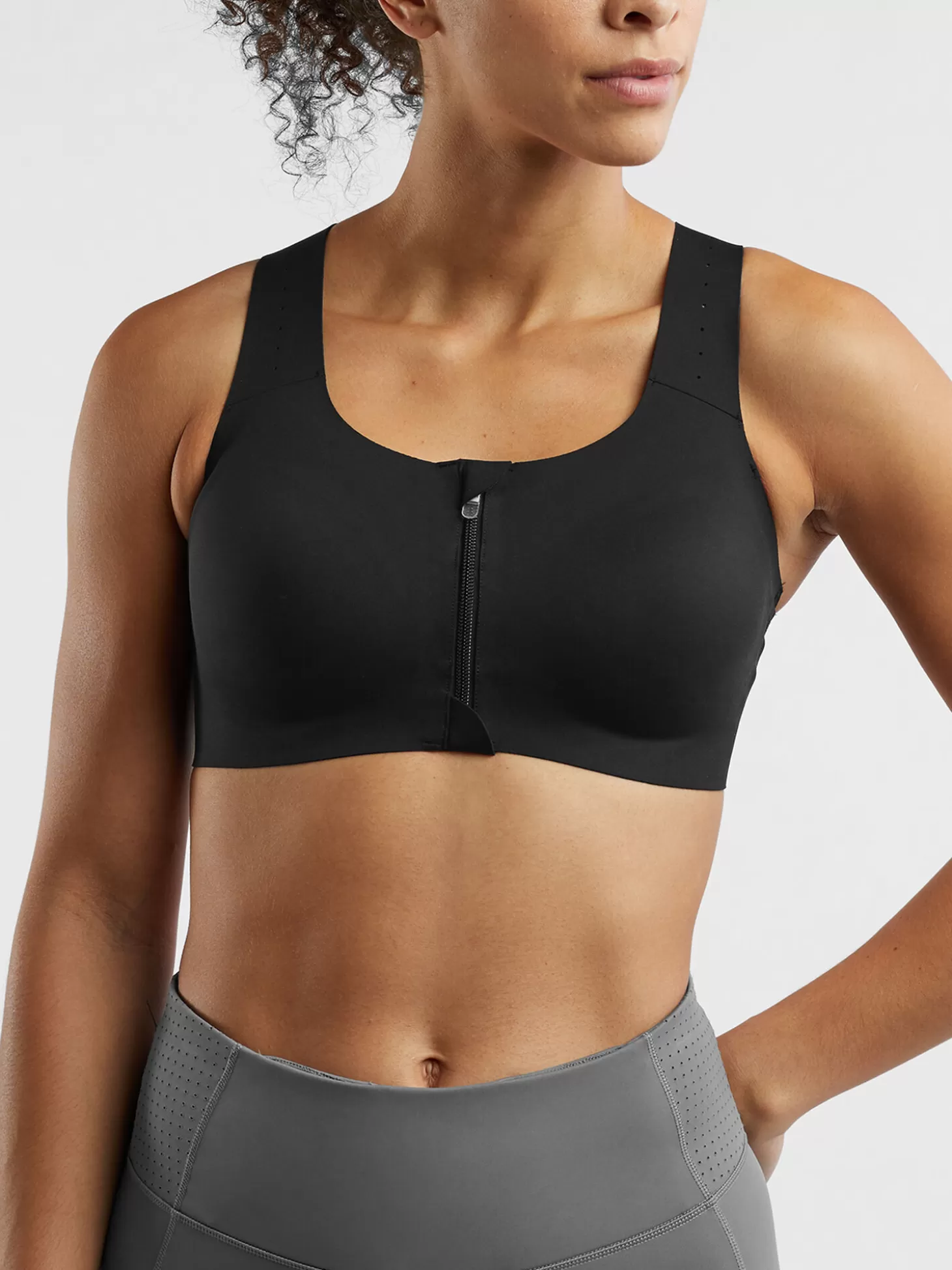 Run It All 2.0 Zip Front Sports Bra>Title Nine Fashion