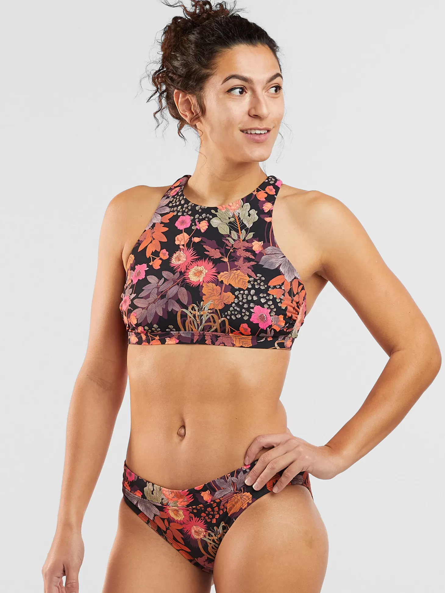 Selkie High Neck Bikini Top - Amazonia>Title Nine Sale