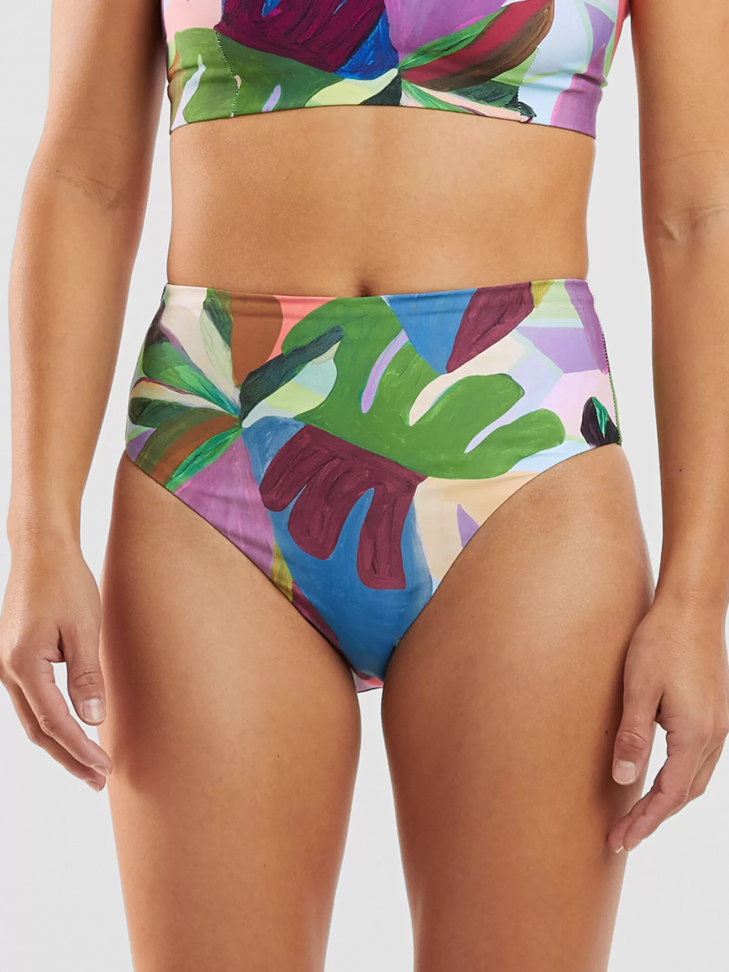 Streamline High Waisted Bikini Bottom - Bora Bora>Title Nine Online