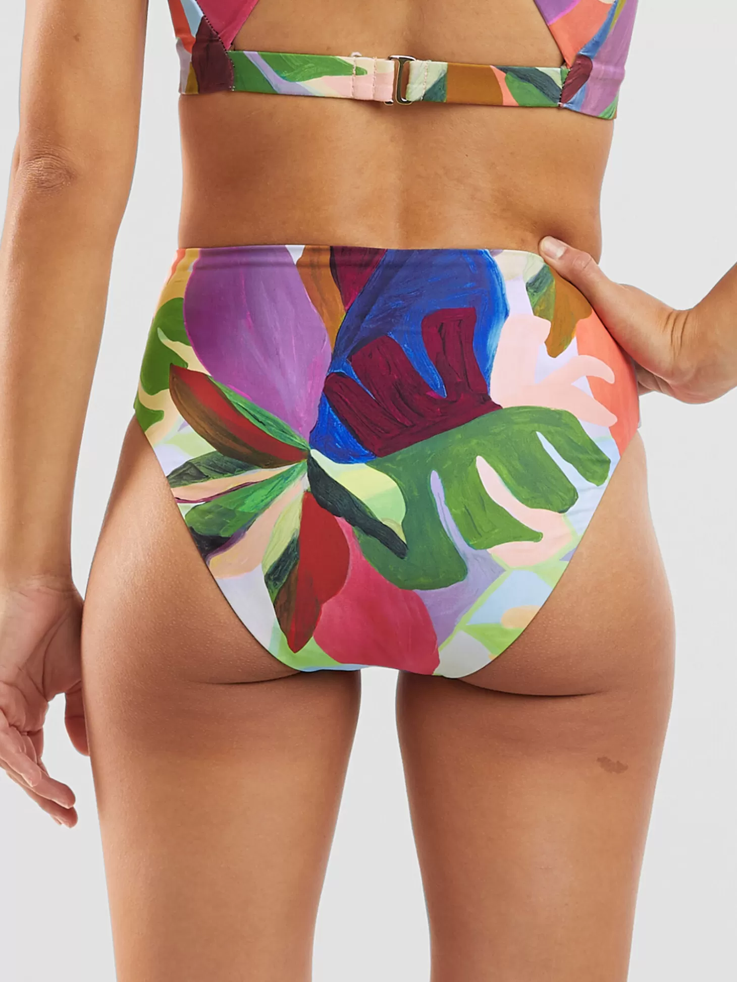 Streamline High Waisted Bikini Bottom - Bora Bora>Title Nine Online