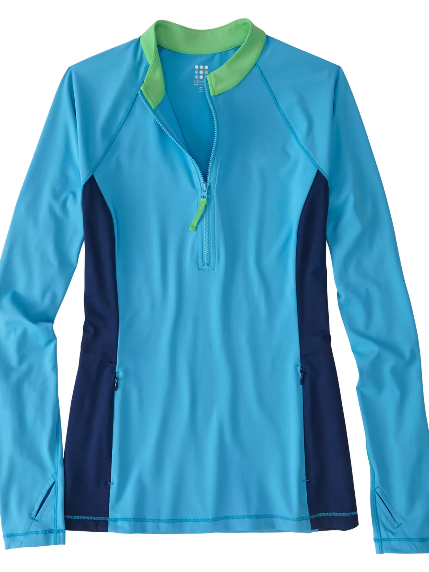 Sunbuster 1/4 Zip Long Sleeve Sun Shirt - Solid>Title Nine Flash Sale