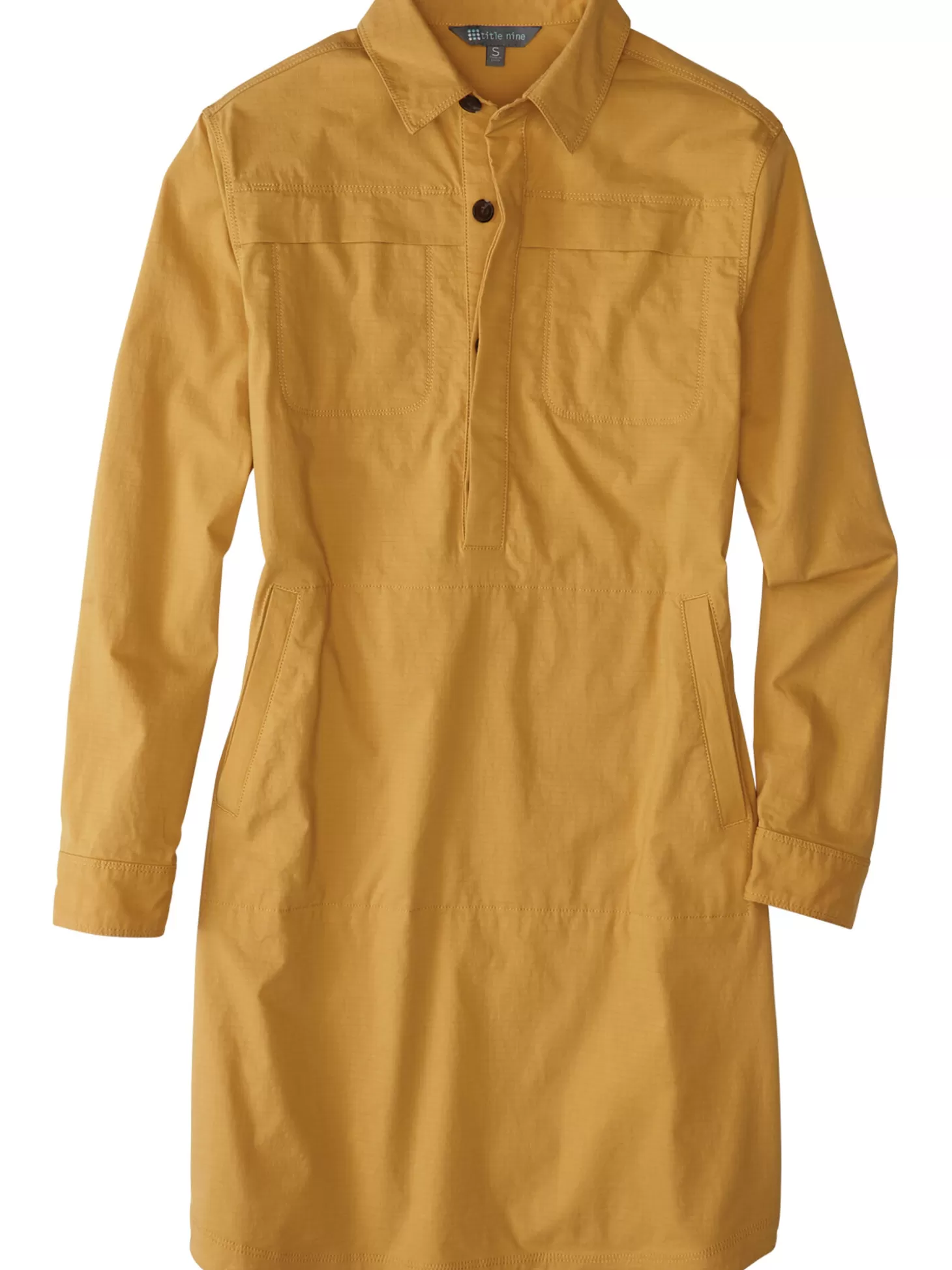 Wren Utility Shirt Dress - Solid>Title Nine Discount